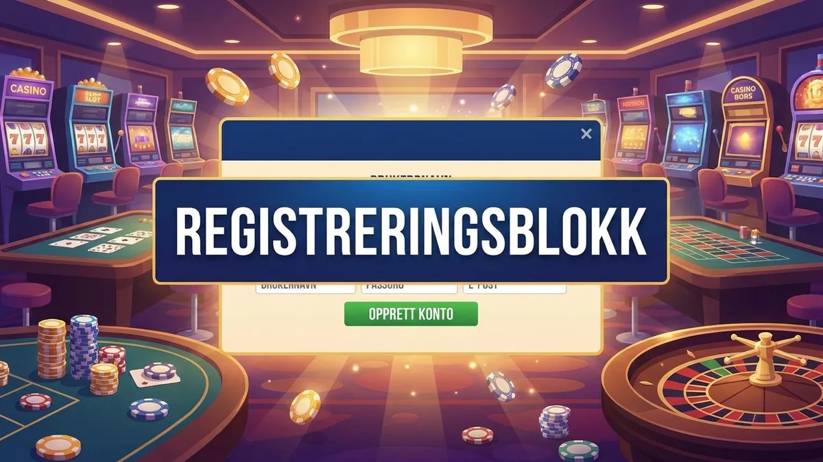 Registrer deg med bonus