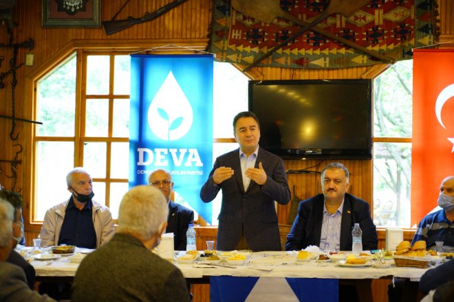 Deva Partisi Genel Bşk. Ali Babacan Rize'de