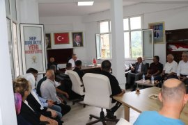 AK Parti Rize İl Bşk. Yılmaz Katmer Tunca Beldesi'nde